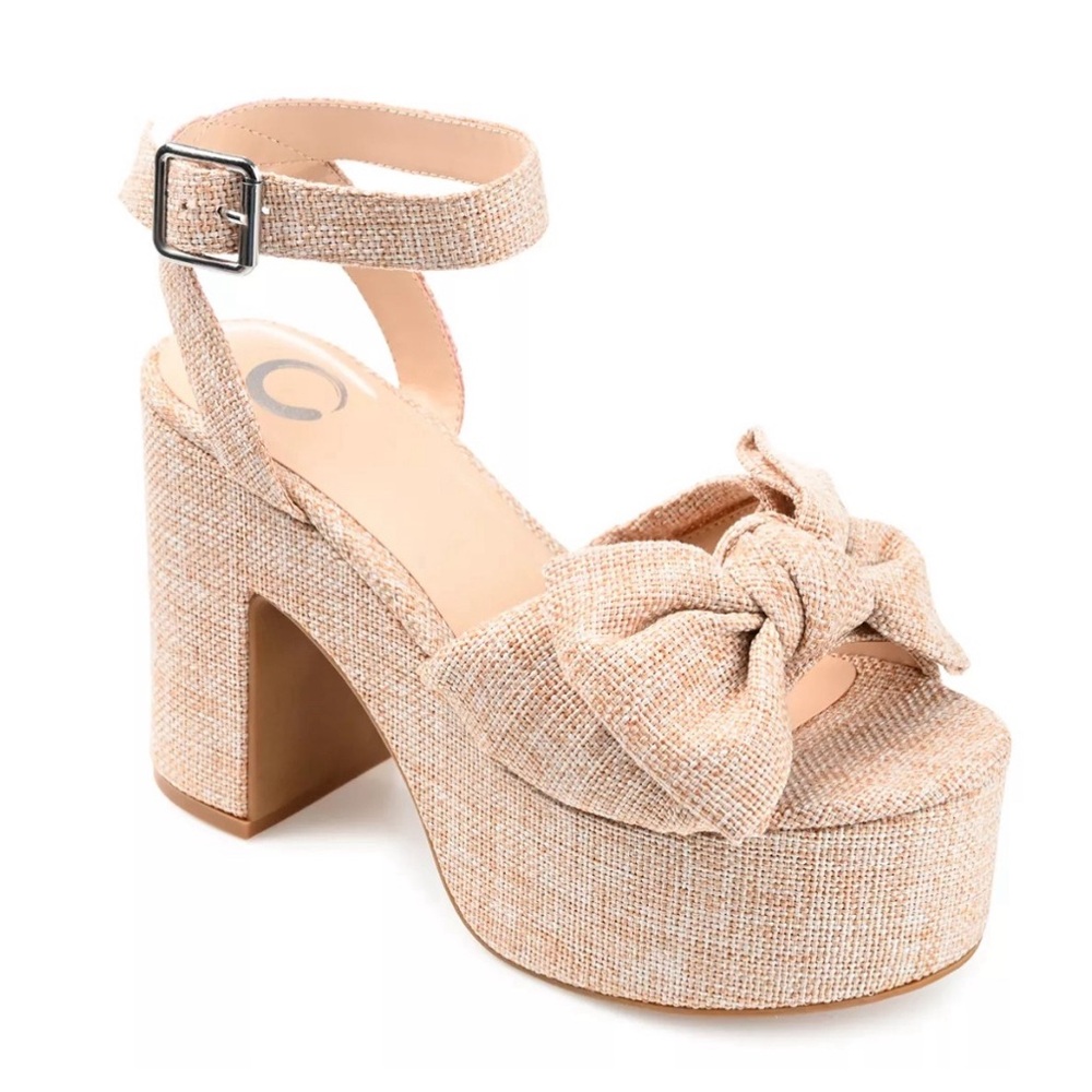 Journee Collection Zenni Platform Sandal
